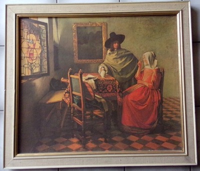 Jan Vermeer van Delft - The Glass of Wine