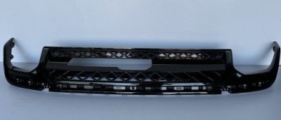 Бампер задній задній дифузор накладка vw touareg 760 r-line рестайлінг  760807568n фото №1