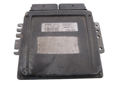 Бортовий комп'ютер блок керування двигуна ecu s118301104a 8200124318 renault фото №1