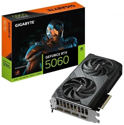 Karta graficzna NVIDIA Gigabyte GeForce RTX 5060 Windforce 8GB GDDR7 DLSS4