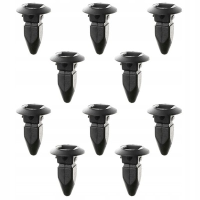 10X RANURA REMACHE CUBREPASOS DE PARAGOLPES VW AUDI SEAT SKODA  