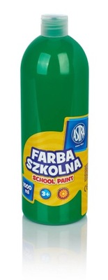 Farba szkolna ASTRA 1000ml 1L zielona jasna