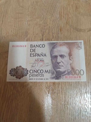 Hiszpania - 5000 Pesetas - 1979