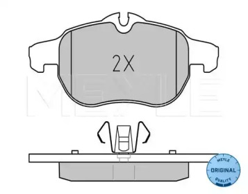 КОЛОДКИ ТОРМОЗНЫЕ VAUXHALL SAAB OPEL MEYLE