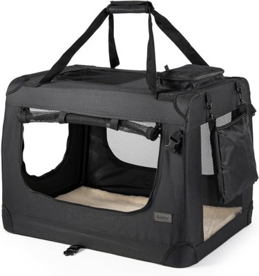 Torba transportowa tkanina czarny XL 82 cm x 56 cm x 58 cm