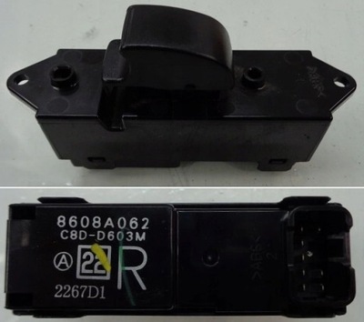 Peugeot 4007 07-12 r панель переключатель стекло eu фото №1