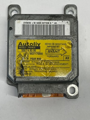 Модуль датчик подушка безопасности citroen berlingo i 9637176880 фото №1