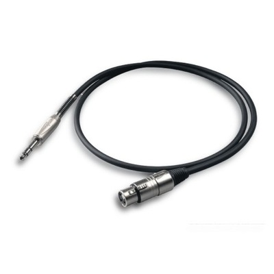 Proel Kabel mikrofonowy stereo jack - XLR F 3m