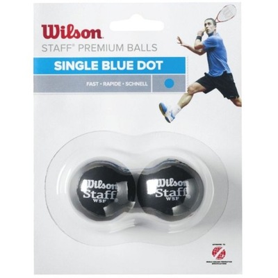 Piłki do squasha Wilson Staff Squash Blue Dot Ball