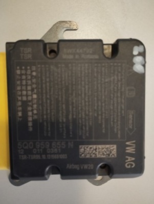 Модуль подушек воздушных датчик подушка безопасности 5q0959655n фото №1