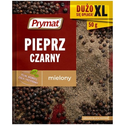 Prymat Pieprz Czarny Mielony XL XXL 50g