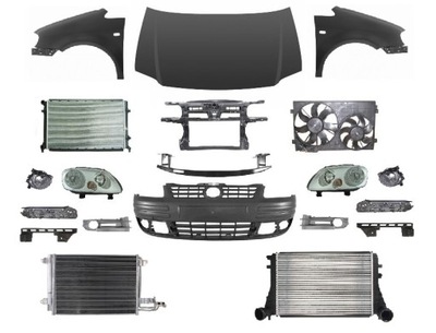 Vw caddy 04-10 перед бампер лампа крыло pas фото №1