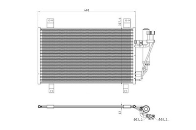 NRF 350361 КОНДЕНСАТОР, КОНДИЦИОНЕР