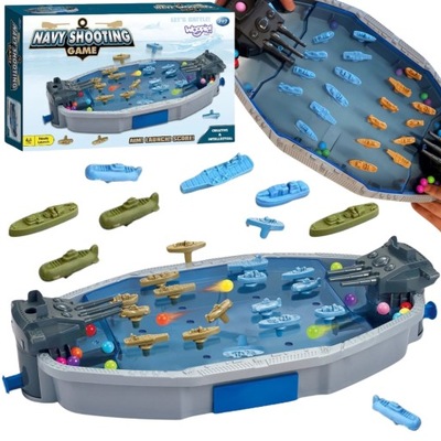 GRA ZRĘCZNOŚCIOWA WIELKA BITWA MORSKA STRZELANIE W STATKI WYRZUTNIA WOOPIE