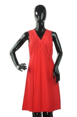 SILVIAN HEACH Czerwona sukienka bez rękawów (XS)