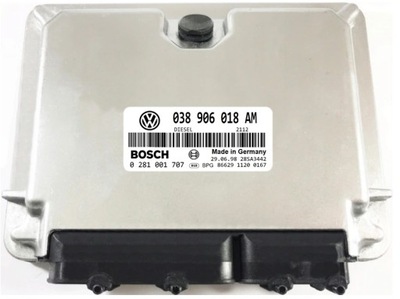 КОМП'ЮТЕР SKODA VW 038906018AM 0281001707 IMMO OFF