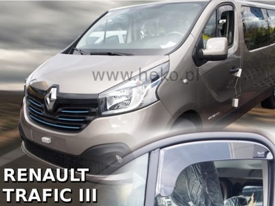 RENAULT TRAFIC III FROM 2014 -> SIDE-WINDOW DEFLECTORS DOOR HEKO  