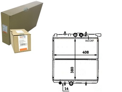 RADUADOR DEL MOTOR - SISTEMA DE REFRIGERACIÓN DEL MOTOR [BEHR  