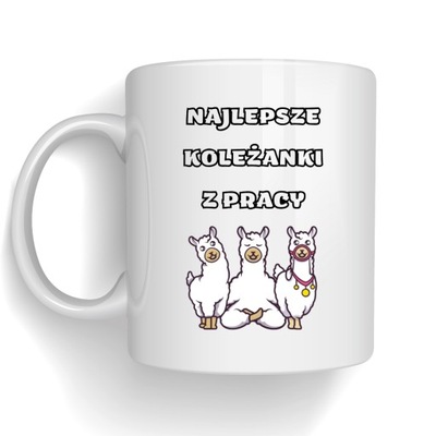 Kubek z nadrukiem Najlepsze Koleżanki z Pracy
