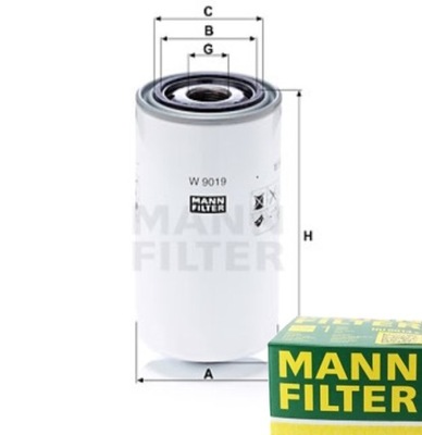 FILTRO ACEITES MANN-FILTER PARA NUEVO HOLLAND TL-A  