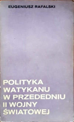 Polityka Watykanu w przededniu II wojny światowej