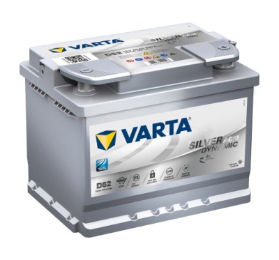 Акумулятор varta silver agm d52 старт-стоп 60ah фото №1