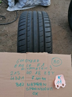 Goodyear Eagle F1 Asymmetric 3 215 40 18 89Y AO фото