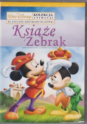 Książę i Żebrak DVD Walt Disney kolekcja animacji