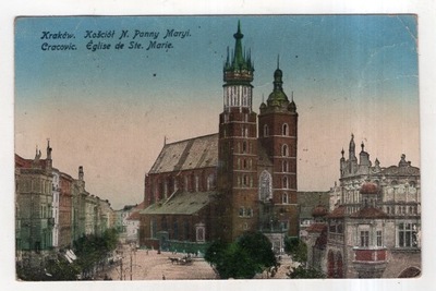 Kraków - Kościół Mariacki NMP - ok1920