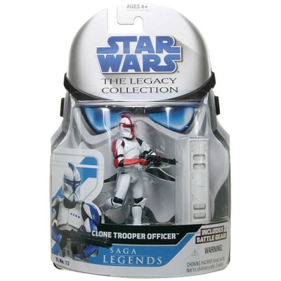 Clone Trooper Officer (Captain; Red Armor) figurka Star Wars