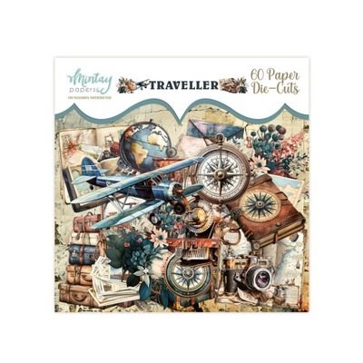 Papier do scrapbooking TRAVELLER Papierowe Elementy