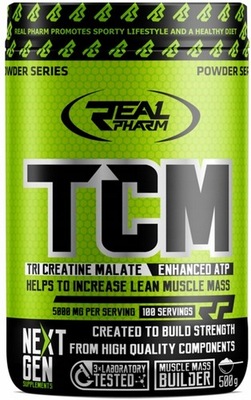 REAL PHARM CM3 Powder JABŁCZAN KREATYNY TCM 500G