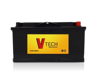 Акумулятор пусковий vtech 100ah 850a фото №1