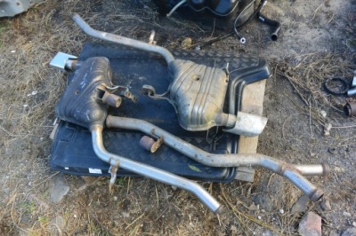 Выхлоп гаситель конечный mercedes-benz ml-klasa w164 комплект фото №1