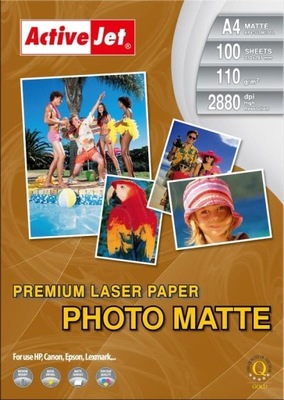 Papier Fotograficzny Matowy Activejet Ap4-110M100L (A4