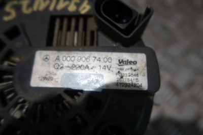 Генератор mercedes ml w166 a0009067400 фото №1