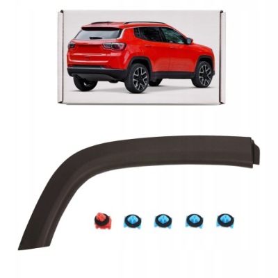 Jeep compass ii mp 2017-2020 молдинг крила правий задня 5up18rxfac + кліпси фото №1