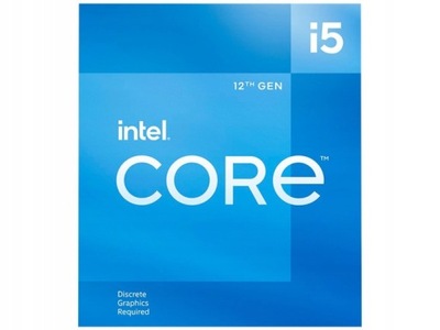 Procesor Intel i5-12400F 6 x 2,5 GHz