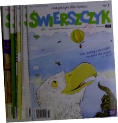 Świerszczyk magazyn nr 1-6,9-11,21 z 2011 roku