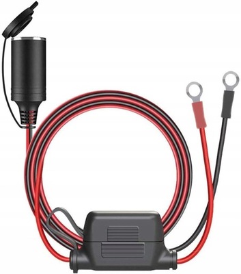 Роз'єм прикурювача na панель з запобіжник 3.5m фото №1