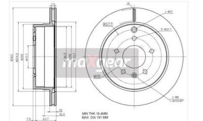 ДИСК HAM. OPEL T. ANTARA/ CAPTIVA 303X20 X2