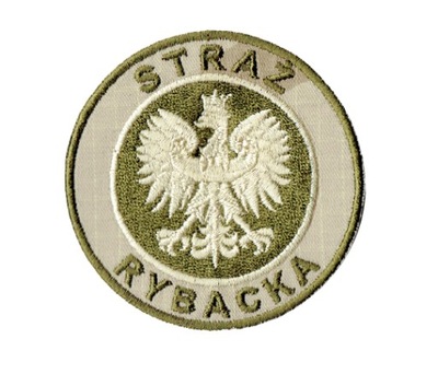 STRAŻ RYBACKA pustynna NASZYWKA 892R