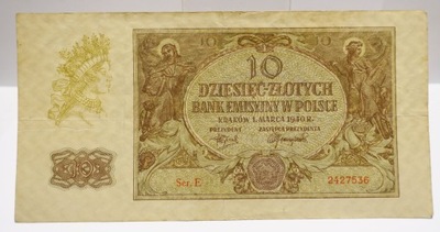 10 ZŁ ZŁOTYCH GG 1940 E