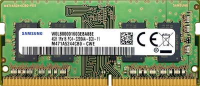 SAMSUNG Pamięć RAM SODIMM DDR4 PC4 4GB 3200MHz