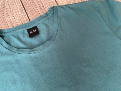 HUGO BOSS T-shirt męski okrągły dekolt koszulka rozmiar XL