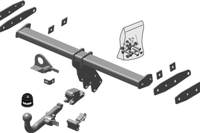 BRINK BARRA DE REMOLQUE GANCHO DE REMOLQUE VOLVO XC60 (156) 08- 517600  