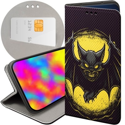 ETUI Z KLAPKĄ DO SAMSUNG GALAXY S7 WZORY NIETOPERZ BAT FUTERAŁ POKROWIEC