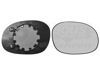 Van wezel 0925838 стекло зеркало, зеркало наружное фото №1