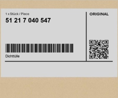 Втулка ущільнювальна mini cabrio r52 r50 r53 фото №1