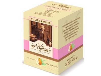 Biała Herbata Sir William’s Tea White 15 Saszetek